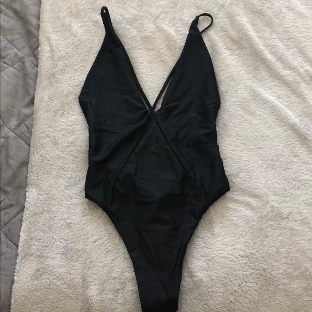 Cheeky black one piece